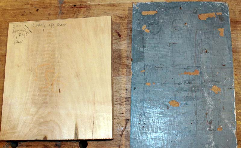 Backing material needs sanding