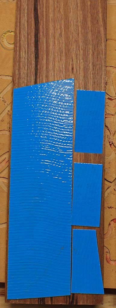 Backing material needs sanding