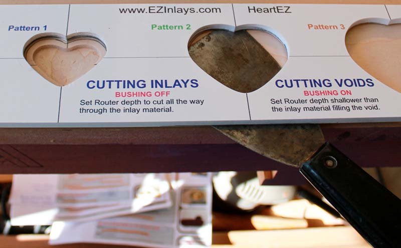 Removing the template