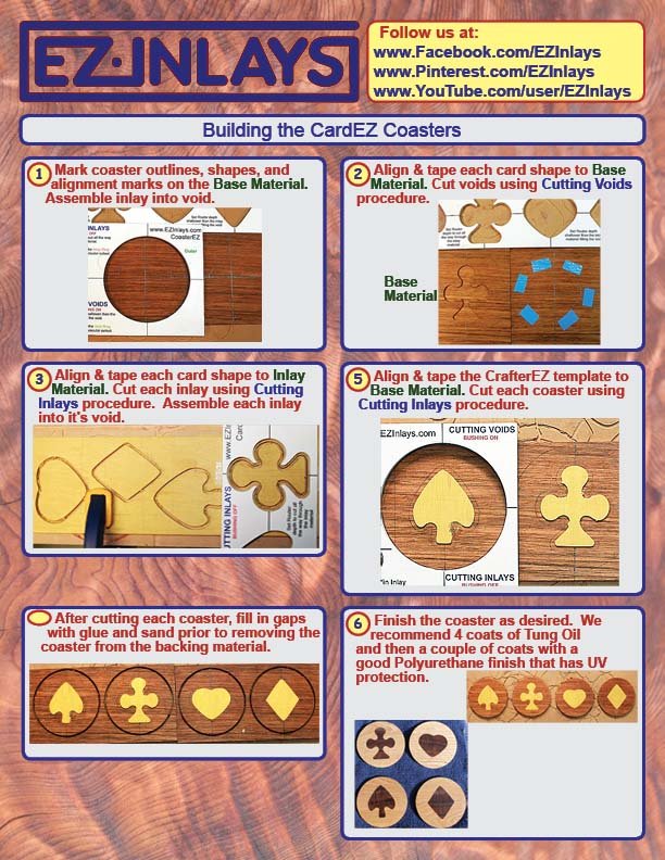 Instructions to build the Decorative Inlay Kit Cards
