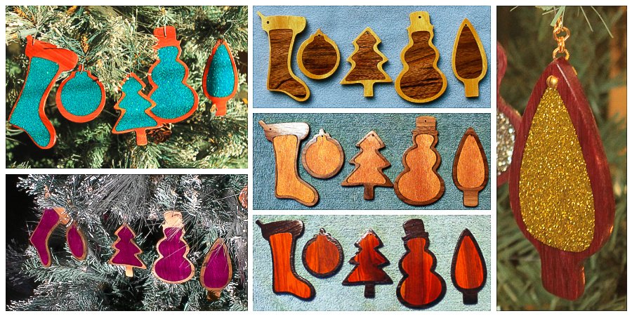 Collage of Christmas Ornament picturess