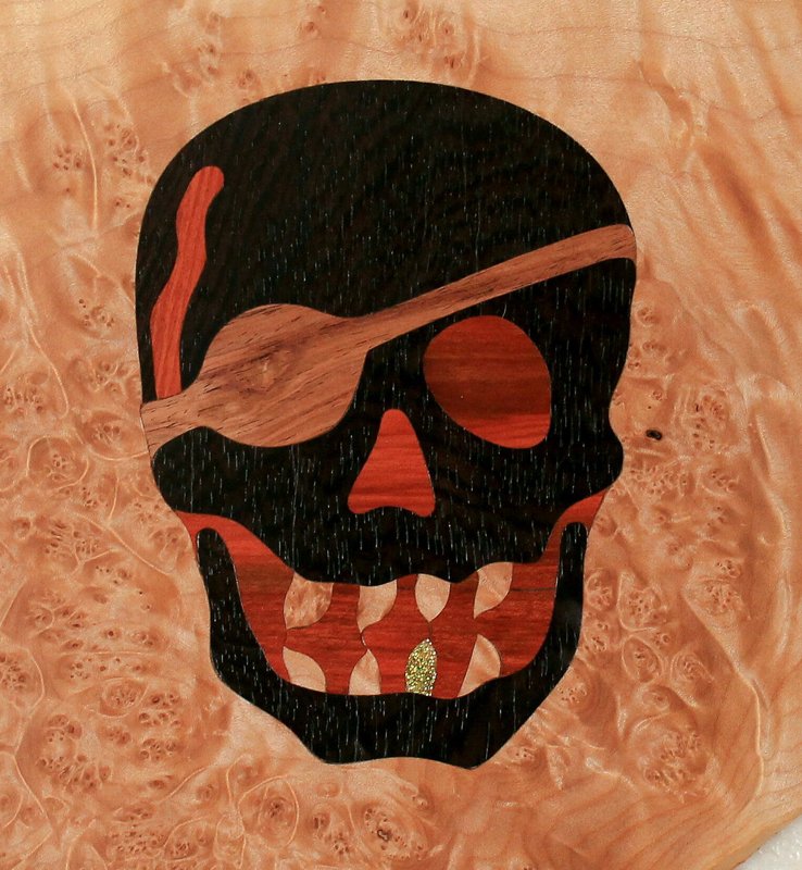 Image of the first FishFry decorative inlay built