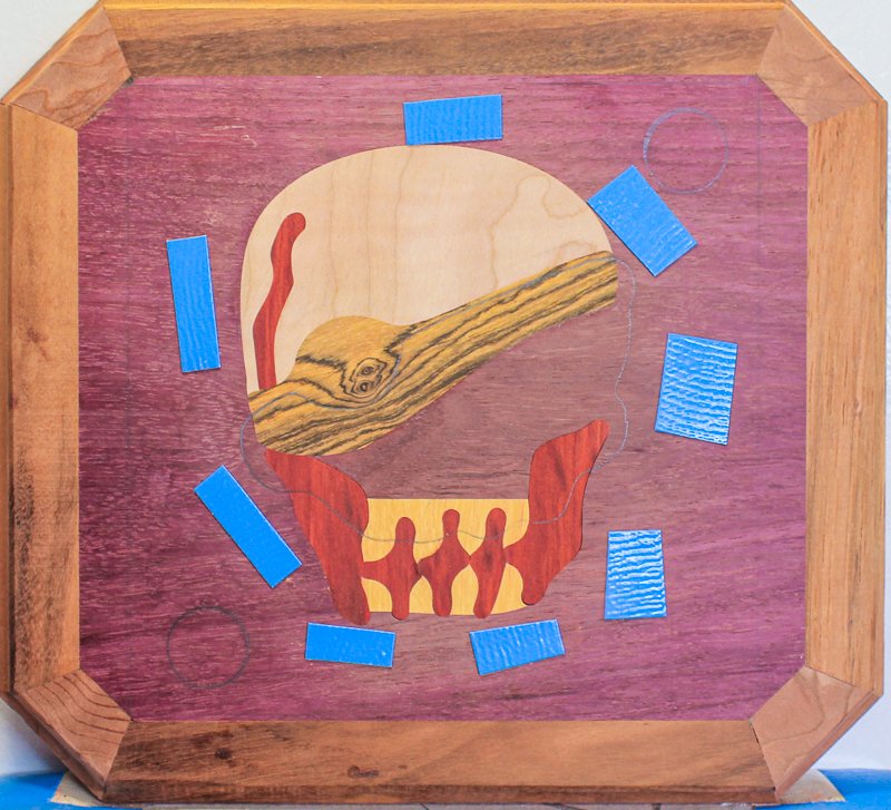 Layer 4 inlays assembled