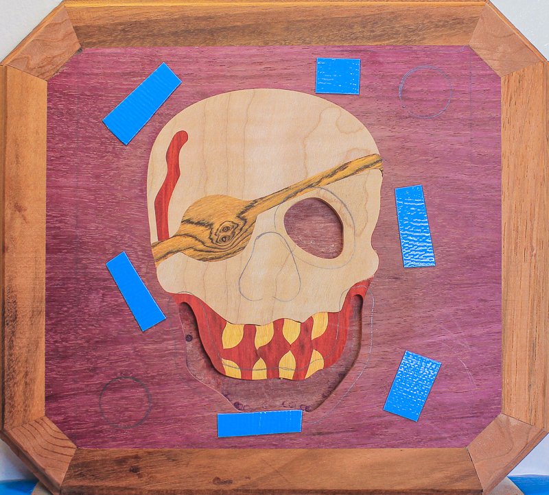 Layer 6 inlays assembled