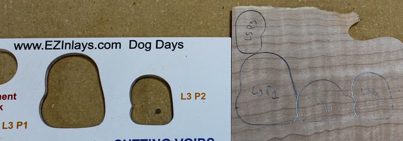 Layer 3 pieces 1 and 2