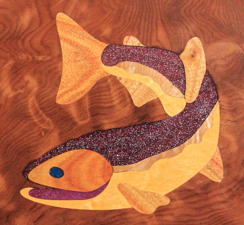 Glitter and epoxy used in this FishFry build.