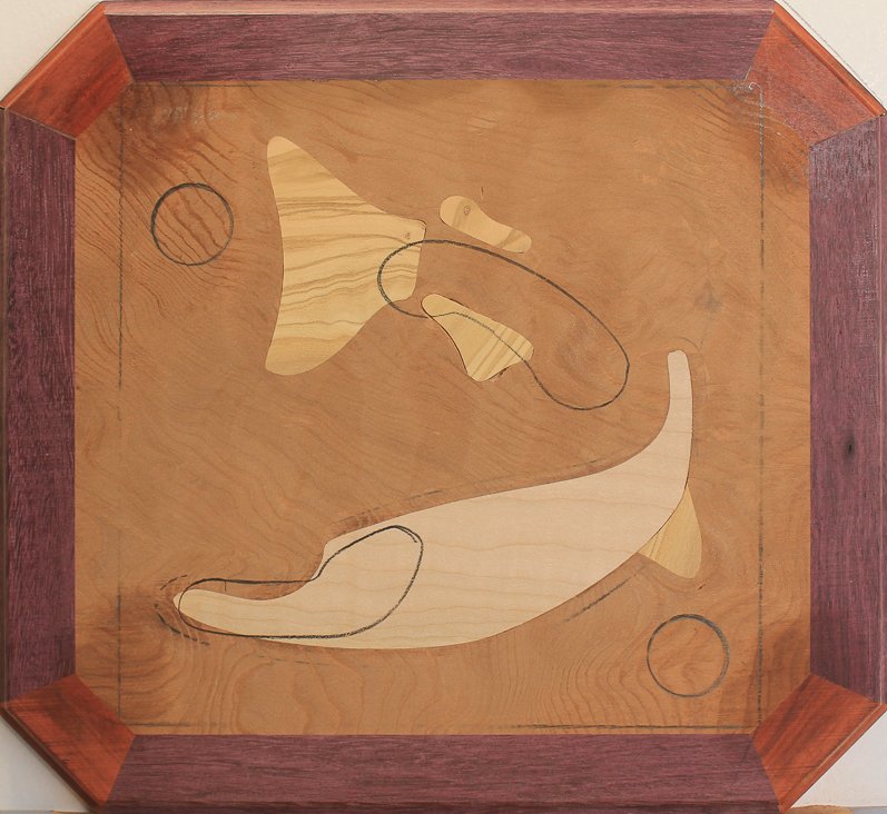 Layer 2 inlays assembled