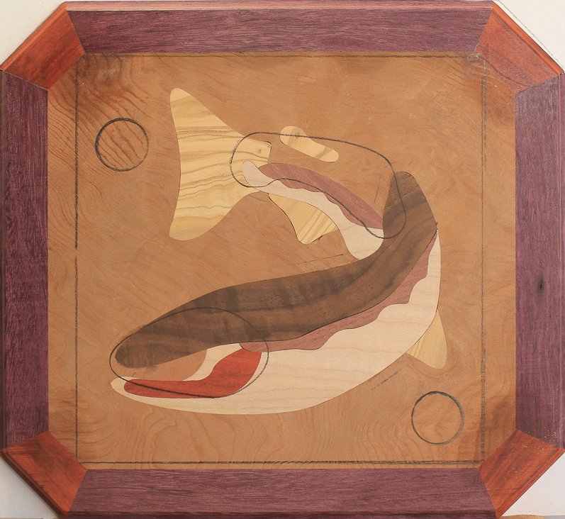 Layer 5 inlays assembled