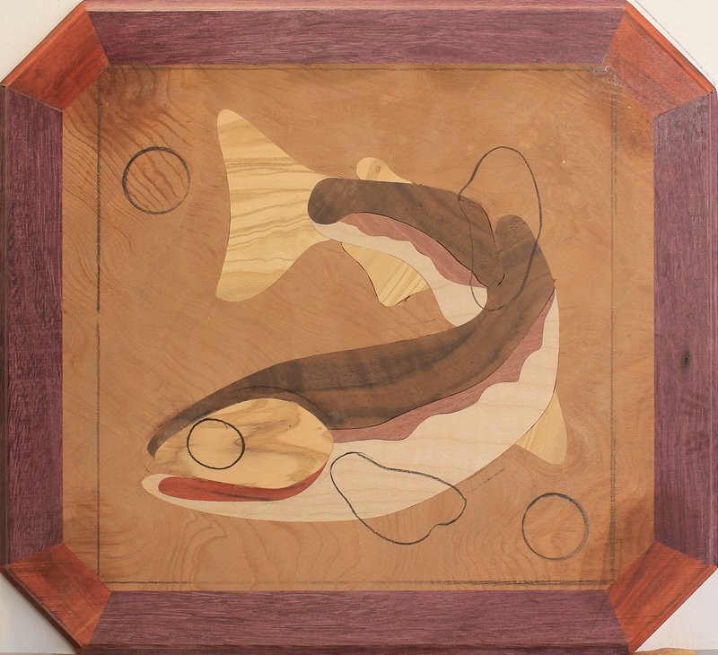 Layer 6 inlays assembled