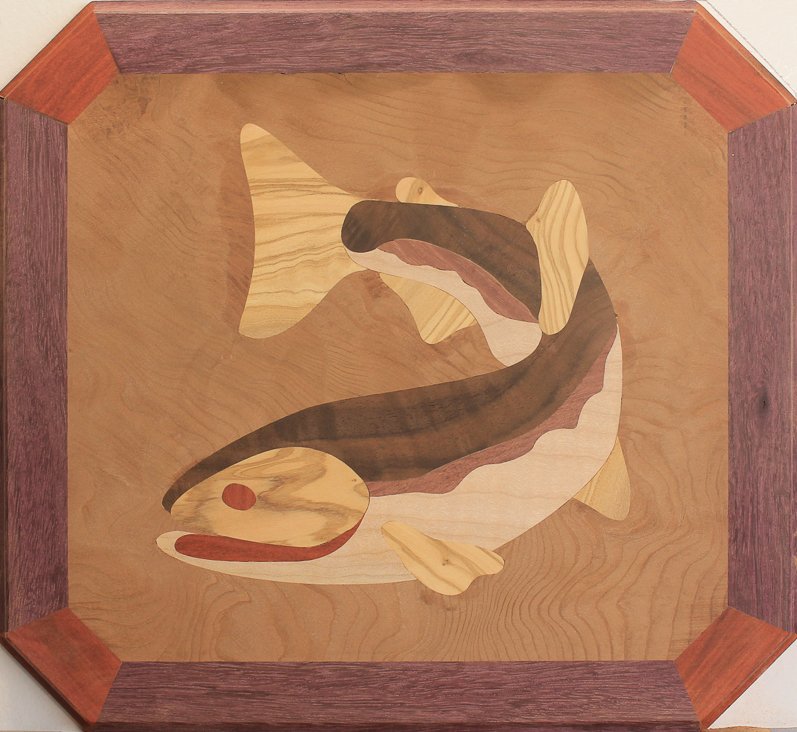 Layer 7 inlays assembled