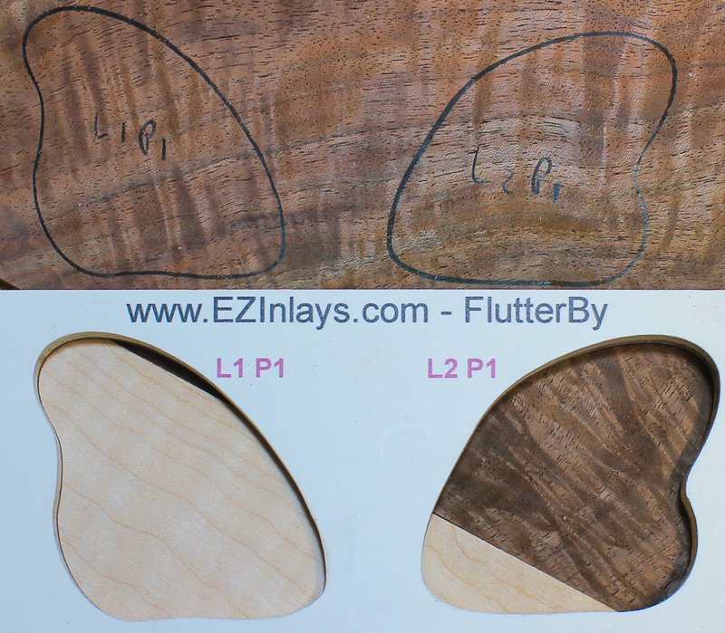 Layer 2 pieces 1 and 2 inlays