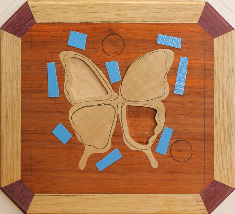 Layer 3 inlays assembled