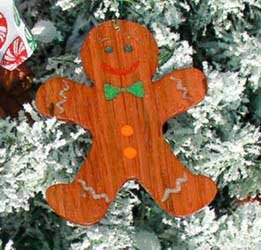 Ginger Bread Man Custom Designed Christmas Ornament