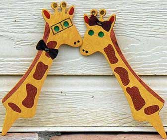 Giraffes Custom Designed Wedding Cake Toppers