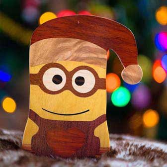 Minion Custom Designed Christmas Ornament