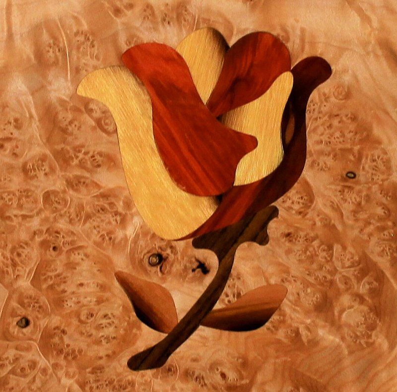 Yellow and Red Heart build of RoseBud.