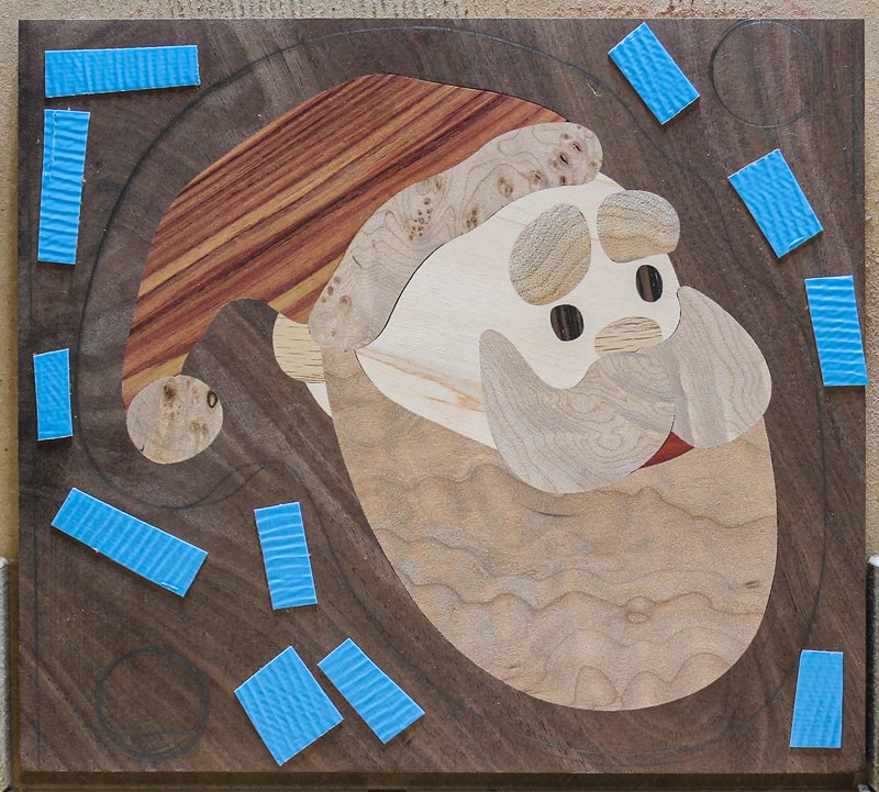 Layer 4 inlays assembled