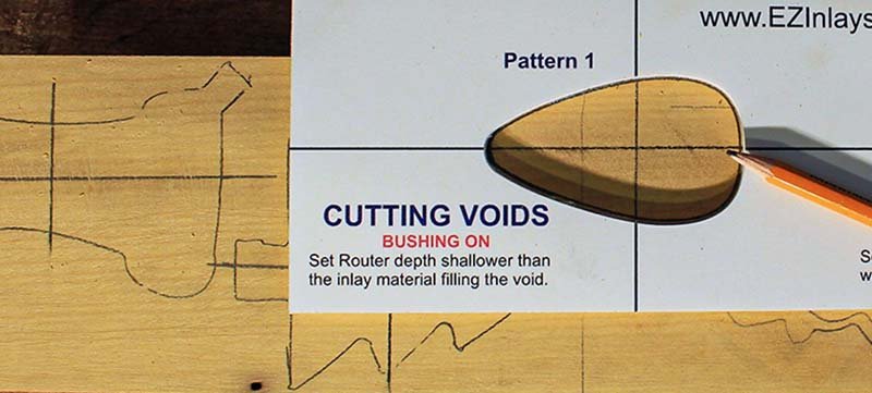 Horizontally aligned alignment marks